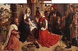Hugo Van Der Goes Famous Paintings - Monforte Altarpiece